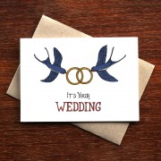 Greeting Card | Wedding Swallows